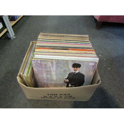 1201 - A box of assorted Jazz, Blues and similar vinyl LP records including Ella Fitzgerald, Billie Holiday... 