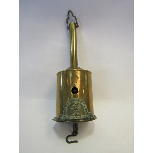 1219 - A John Linwood brass bottle jack for a spit