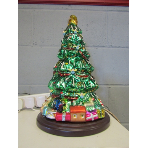 1327 - A Thomas Pacconi Christmas Tree table lamp, 42cm tall