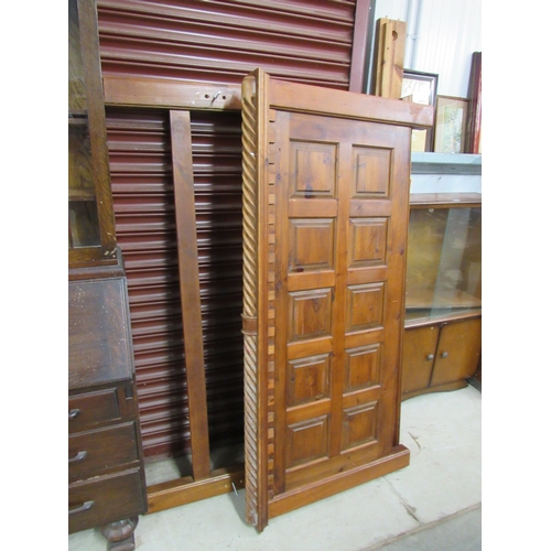 2367 - A 1940's oak bureau bookcase