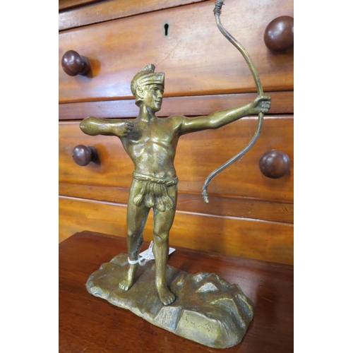 2131 - A brass figure of a Roman archer afTer Schmidt Felling   (R)  £30