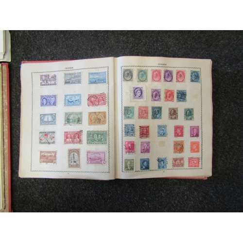 1483 - A collection of five World stamp albums and loose sheets to include a 19th Century German album    (... 