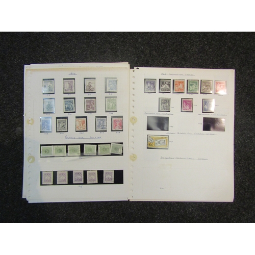 1483 - A collection of five World stamp albums and loose sheets to include a 19th Century German album    (... 