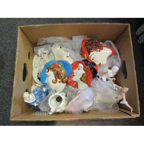 1493 - A box of mixed ceramics including Royal Doulton 