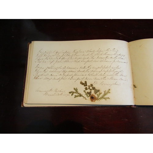 1588 - A collection of local ephemera and a 19th Century autograph album including illustrations