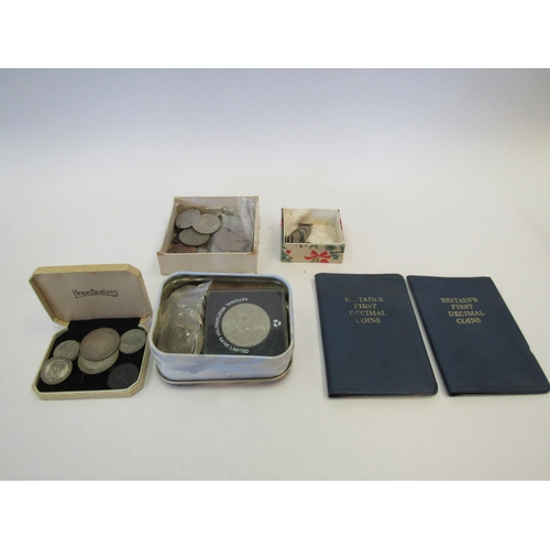 1440 - A collection of British coinage, mainly pre-decimal 20th Century and commemoratives plus Victoria si... 