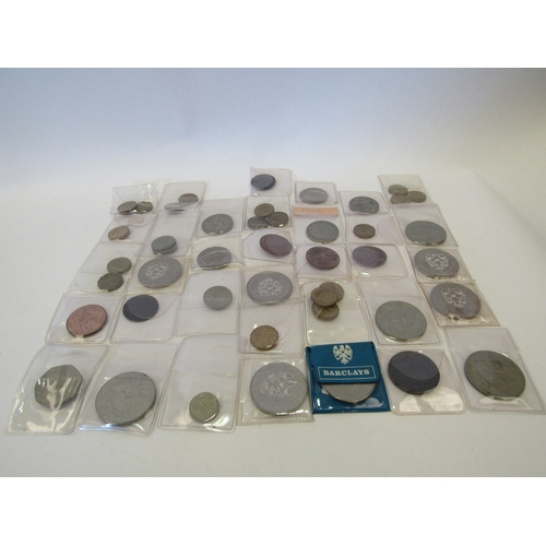 1460 - A box of assorted pre-decimal and commemorative coins