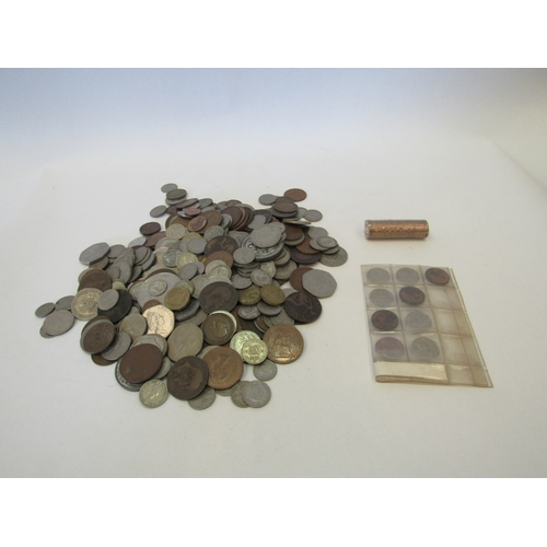 1460 - A box of assorted pre-decimal and commemorative coins