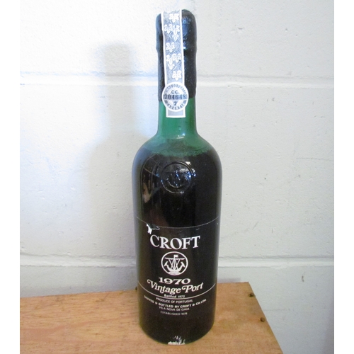 8094 - 1970 Croft Vintage Port bottled 1972 x 12 in pine crate  (R)  £350