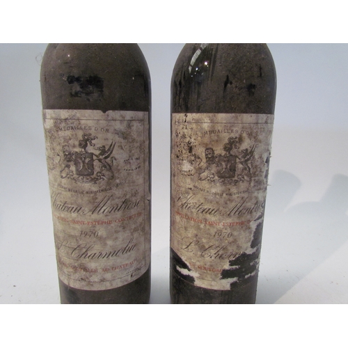 8142 - 1970 Chateau Montrose, L. Charmolue, Saint Estephe x 2