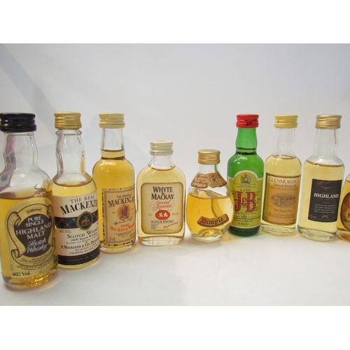 8048 - A quantity of Whisky miniatures and Whisky Liqueur