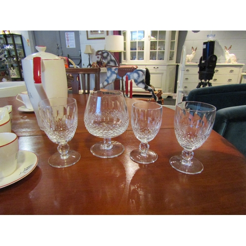 1121 - Three sets of four Waterford 'Colleen pattern' crystal drinking glasses including brandy balloons (1... 