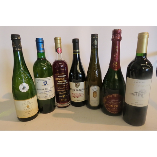 8148 - Seven bottles of various including Dom. Ronsard Vouvray, 2009 Dom du Vieux Pressoir Saumir, 1995 L'A... 