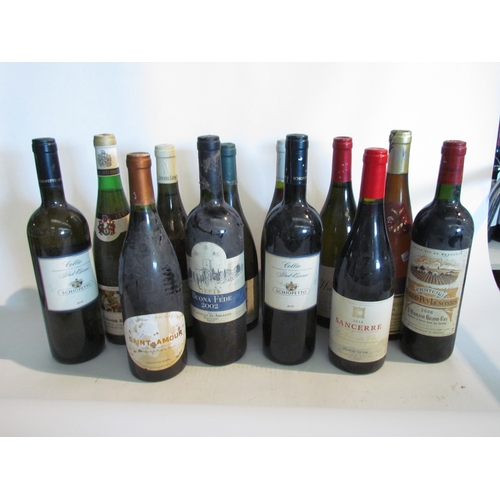 8151 - 12 various bottles of wine, 2014 Waterkloof Stellenbosch, 2016 Les Schiopetto Collio x 2, 2004 Chate... 