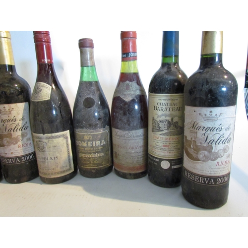 8155 - 8 bottles of various wines, 2007 Louis Jadot Beaujolais, Romeira Garrafeira, 2006 Marques de Valido ... 