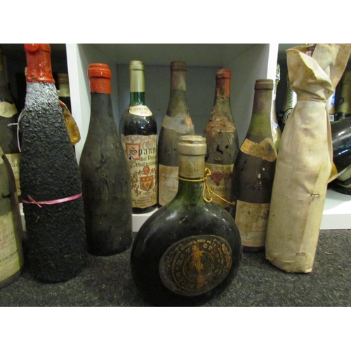 8158 - 14 bottles of various wines including, 1988 Castelgreve, 1973 Hautes Cotes de Beaune, 1987 Spanna, 1... 