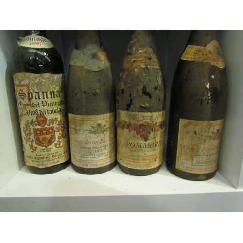 8158 - 14 bottles of various wines including, 1988 Castelgreve, 1973 Hautes Cotes de Beaune, 1987 Spanna, 1... 