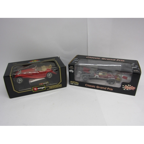 9208 - Two boxed diecast cars to include Quartzo 1:18 scale Lotus 49B Graham Hill 1st 1969 Grand Prix of Mo... 