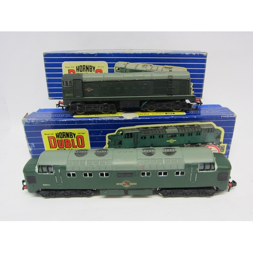 9530 - Two boxed Hornby Dublo 00 gauge BR diesel locomotives to include L30 Bo-Bo D8000 diesel-electric loc... 