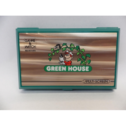 9004 - Nintendo Game & Watch Multi Screen Green House handheld electronic game (GH-54) in original box, Num... 