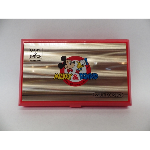 9015 - Nintendo Game & Watch Multi Screen Mickey & Donald handheld electronic game (DM-53) in original box,... 