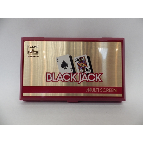 9013 - Nintendo Game & Watch Multi Screen Blackjack handheld electronic game (BJ-60) in original box, Numbe... 