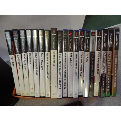 9024 - A collection of Playstation 2 games and some GameCube games including Zelda the Wind Waker with Ocar... 