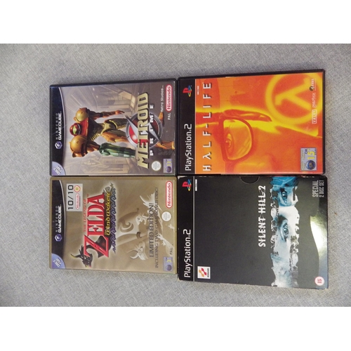 9024 - A collection of Playstation 2 games and some GameCube games including Zelda the Wind Waker with Ocar... 