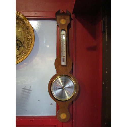 4023 - An Edwardian style banjo barometer