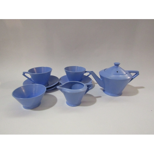 4231 - A Royal Cauldon blue ground tea for two set