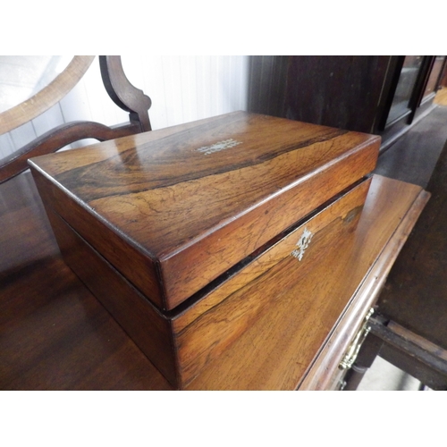 2115 - Two 19th Century rosewood boxes