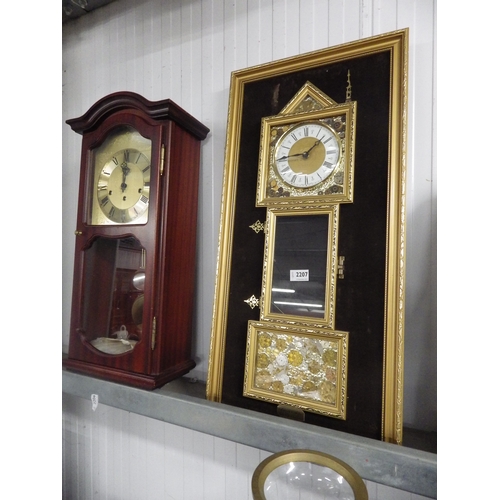 2207 - Two wall clocks