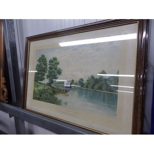 2275 - A pair of Edwardian landscape prints after Elwin Edwards   (E)  £3-6