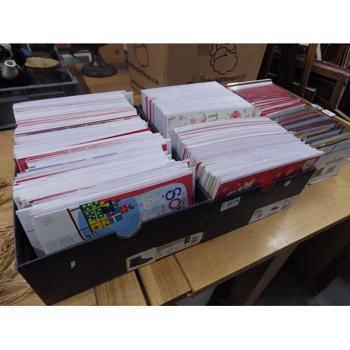 2319 - Three boxes of Christmas cards