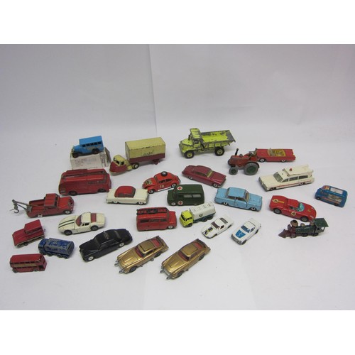 9242 - Assorted loose and play worn diecast vehicles including Lesney Matchbox Series, Corgi James Bond Ast... 