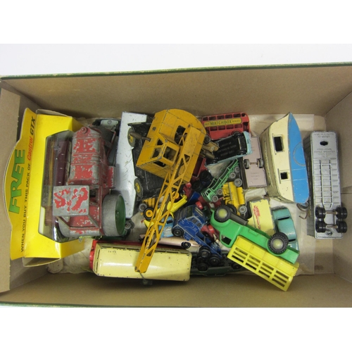 9246 - A collection of playworn diecast vehicles including Lesney Matchbox Series, Dinky etc