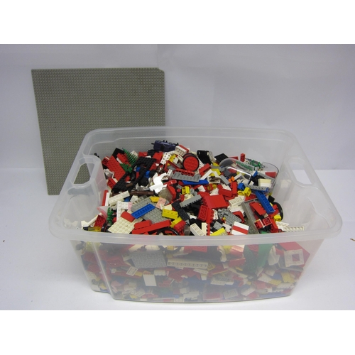 9257 - A large box of mixed loose Lego and one base plate  (E)  £20-30