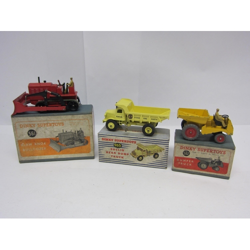 9266 - Three boxed Dinky Supertoys diecast commercial vehicles to include 965 Euclid Rear Dump Truck, 561 B... 