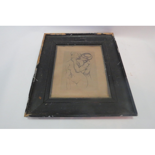1282 - An early 20th Century photo album containing soldier, family shots, etc together with a partially fi... 