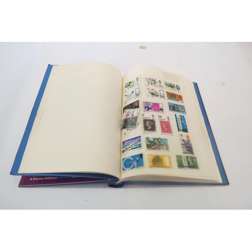 1361 - A stamp album with English and Foreign examples and another similar etc.