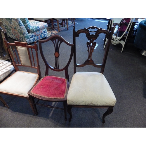 1140 - Four various circa 1900 chairs