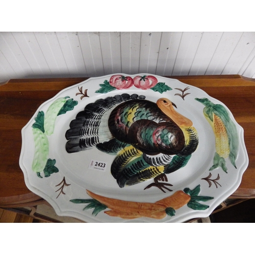 2423 - A Turkey plate