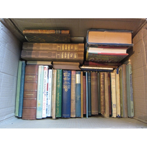 1212 - A box of mainly literature, poetry, etc., including some signed, etc