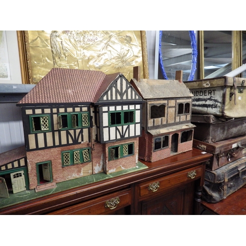 2448 - Two vintage doll houses   (E) £8-12