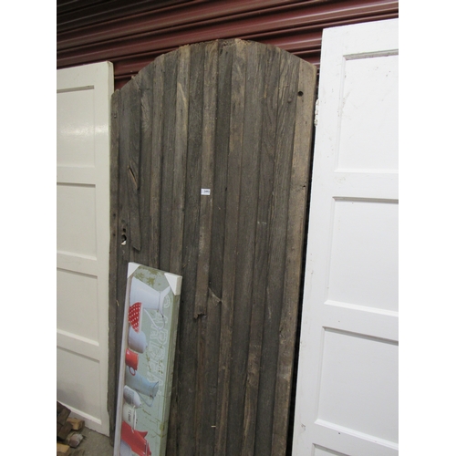 2493 - An exterior oak door   (E) £40-60