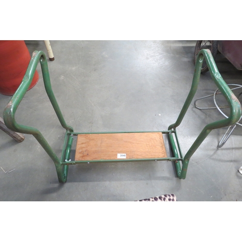 2048 - Two metal framed stools