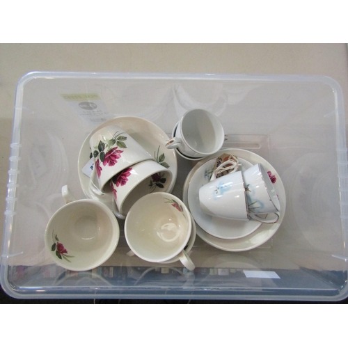 1393 - A Lord Nelson tea set and four Meakin coffee cups and saucers