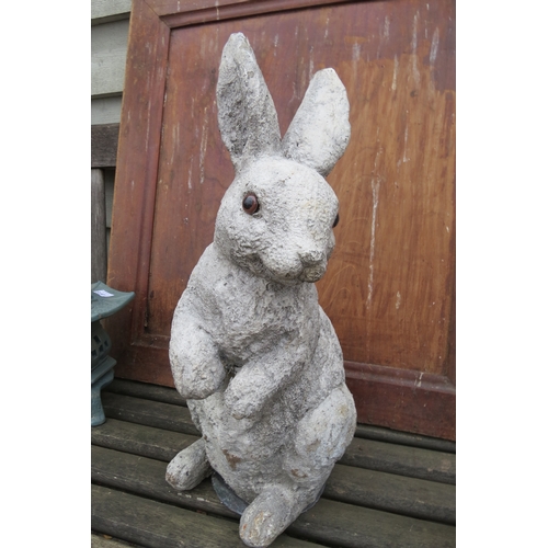 2502 - A garden rabbit figure   (R) £30