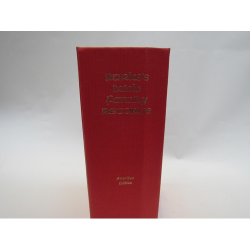 4210 - Single volume Burke's Irish Family Records, American Edition, published 1976, 26cm x 18cm       (R) ... 