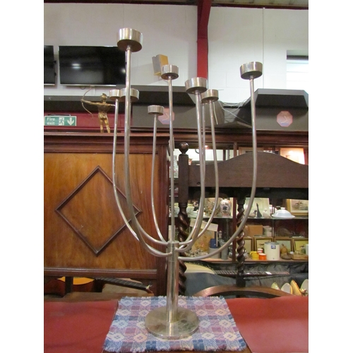 4231 - A retro multi-branch table candle centrepiece with rotating arms, 42cm tall x 42.5cm wide       (R) ... 